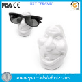 Laughing face funny teeth reading Glasses Holder